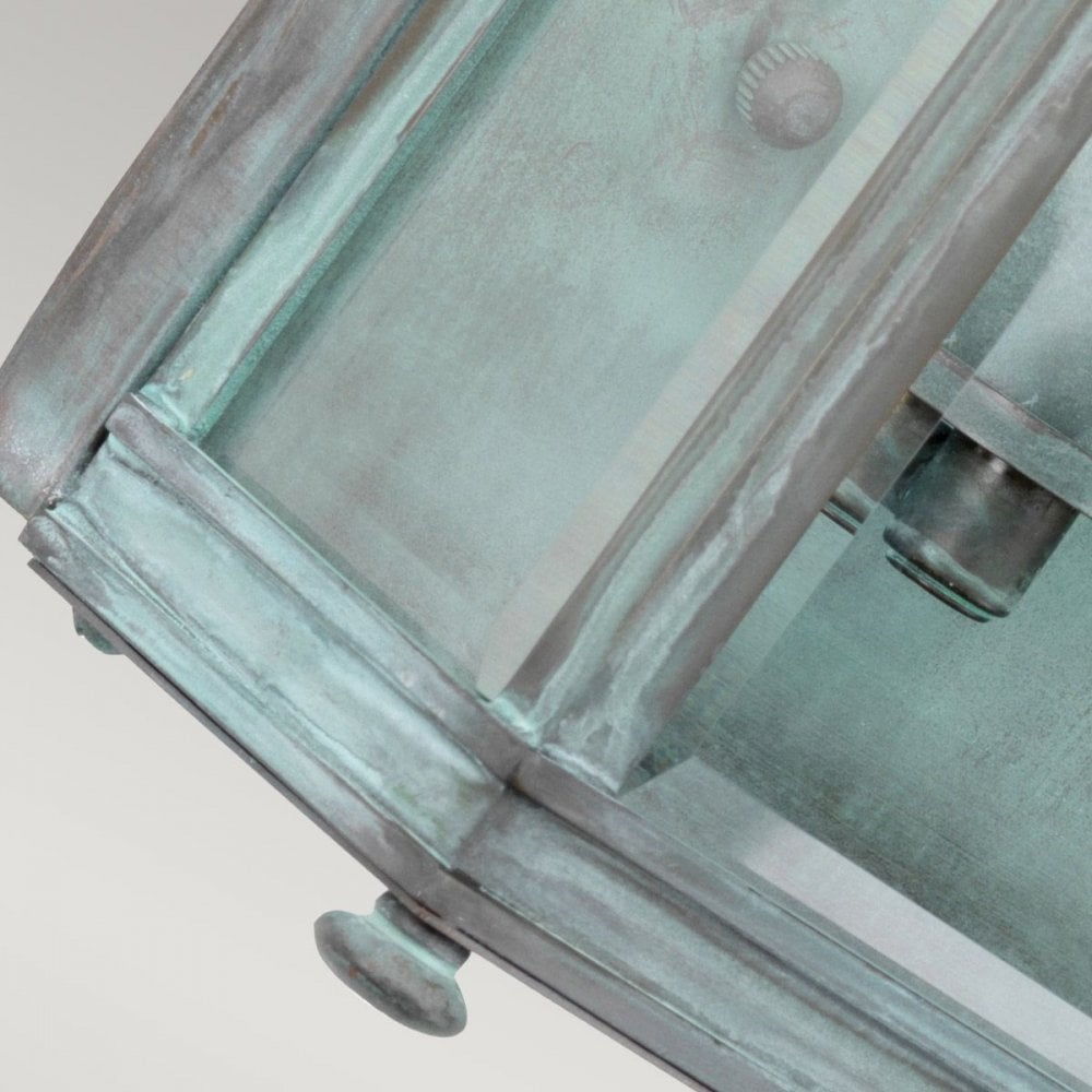HL7-M-VDG Holborn 2 Light Medium Half Lantern Verdigris