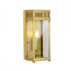 HL7-S-BB Holborn 1 Light Small Half Lantern Brushed Brass