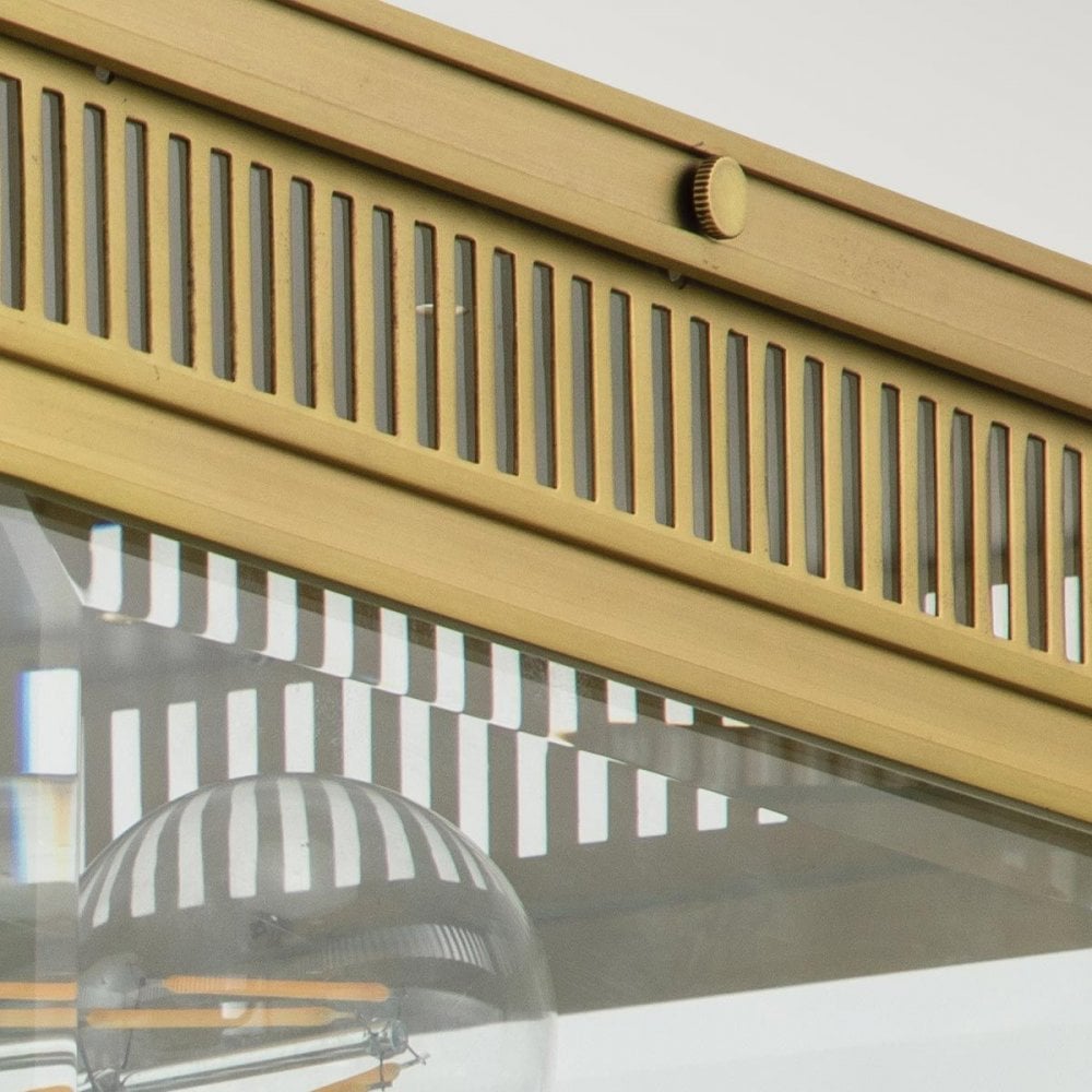 HOLBORN-F-BB Holborn 2 Light Flush Brushed Brass