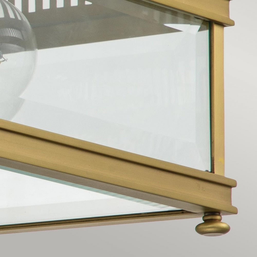 HOLBORN-F-BB Holborn 2 Light Flush Brushed Brass