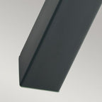 H-STAD-L-E27-BLK Halmstad 1 Light Large Bollard - Black