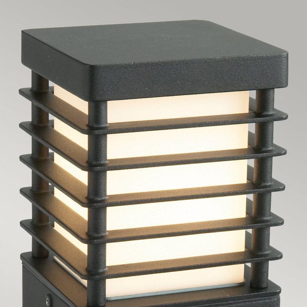 H-STAD-S-E27-BLK Halmstad Small Bollard Black