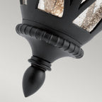 KL-ADMIRALS-COVE-M Admirals Cove 1 Light Medium Wall Lantern Textured Black