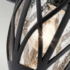 KL-ADMIRALS-COVE-M Admirals Cove 1 Light Medium Wall Lantern Textured Black