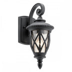 KL-ADMIRALS-COVE-S Admirals Cove 1 Light Small Wall Lantern Textured Black