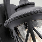 KL-ADMIRALS-COVE-S Admirals Cove 1 Light Small Wall Lantern Textured Black