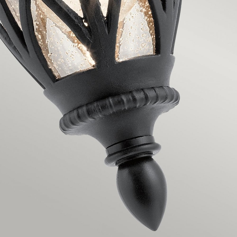 KL-ADMIRALS-COVE-S Admirals Cove 1 Light Small Wall Lantern Textured Black