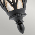 KL-ADMIRALS-COVE-S Admirals Cove 1 Light Small Wall Lantern Textured Black