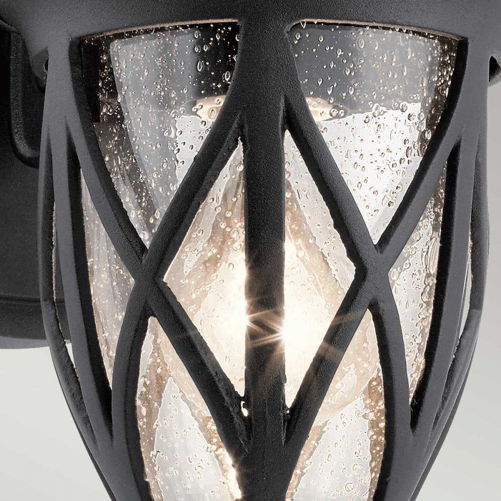KL-ADMIRALS-COVE-S Admirals Cove 1 Light Small Wall Lantern Textured Black