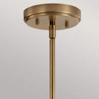 KL-AIVIAN3-WBR Aivian 3 Light Chandelier Weathered Brass