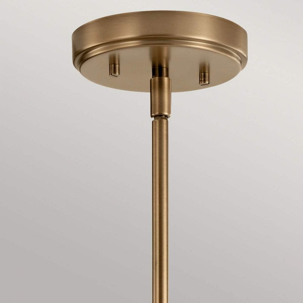 KL-AIVIAN3-WBR Aivian 3 Light Chandelier Weathered Brass