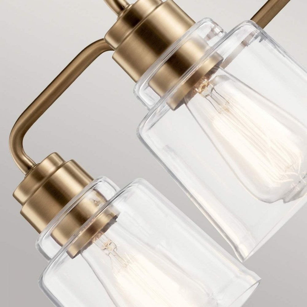 KL-AIVIAN5-WBR Aivian 5 Light Chandelier Weathered Brass