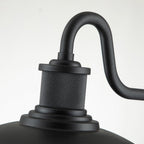 KL-ALLENBURY2-M-BKT Allenbury 1 Light Medium Wall Lantern Textured Black