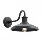 KL-ALLENBURY2-M-BKT Allenbury 1 Light Medium Wall Lantern Textured Black
