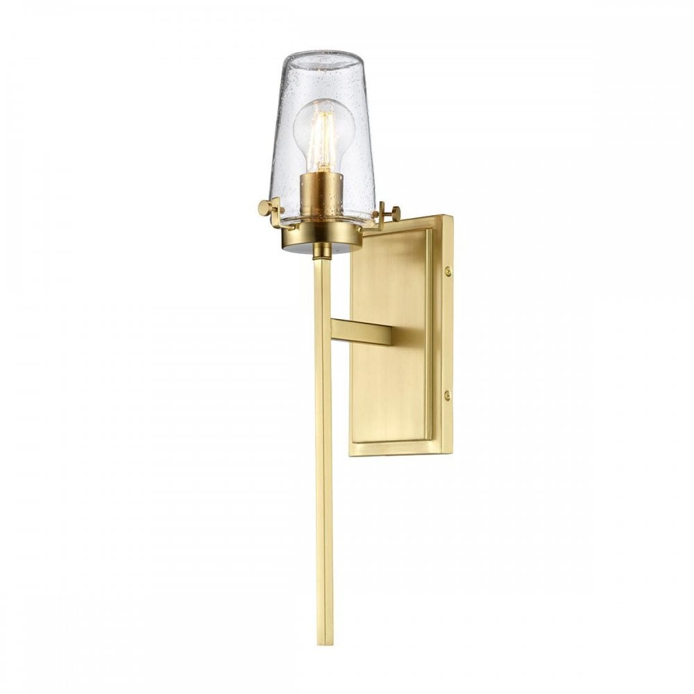 KL-ALTON1-BATH-BB Alton 1 Light Wall Light Brushed Brass