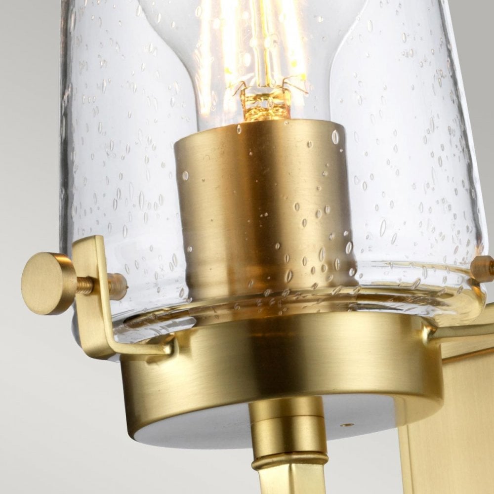 KL-ALTON1-BATH-BB Alton 1 Light Wall Light Brushed Brass