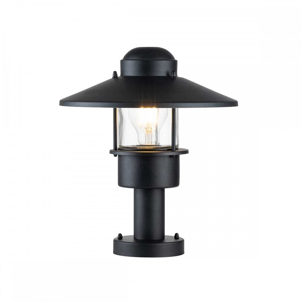 KLAMPENBORG-PED-BK Klampenborg 1 Light Pedestal Black