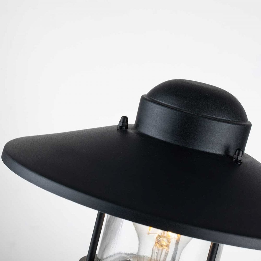 KLAMPENBORG-PED-BK Klampenborg 1 Light Pedestal Black