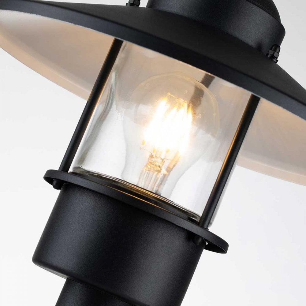 KLAMPENBORG-PED-BK Klampenborg 1 Light Pedestal Black
