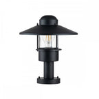 KLAMPENBORG-PED-BK Klampenborg 1 Light Pedestal Black