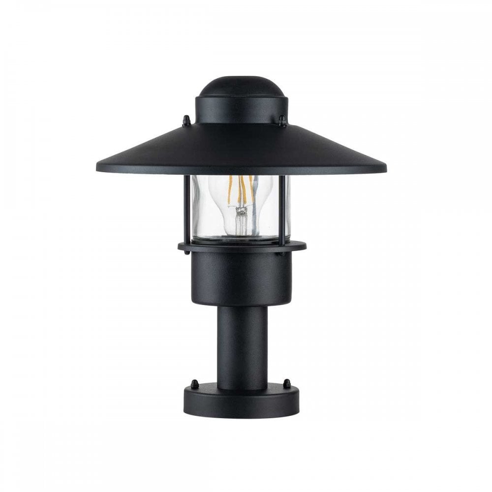 KLAMPENBORG-PED-BK Klampenborg 1 Light Pedestal Black