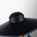 KLAMPENBORG-PED-PIR-BK Klampenborg 1 Light Pedestal with PIR Black