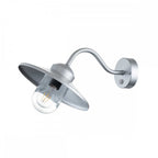 KLAMPENBORG-PIR-SIL Klampenborg 1 Light Wall Lantern with PIR Silver