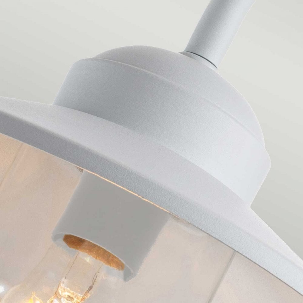KLAMPENBORG-PIR-WHT Klampenborg 1 Light Wall Lantern with PIR White