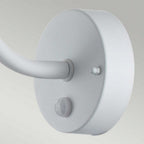 KLAMPENBORG-PIR-WHT Klampenborg 1 Light Wall Lantern with PIR White