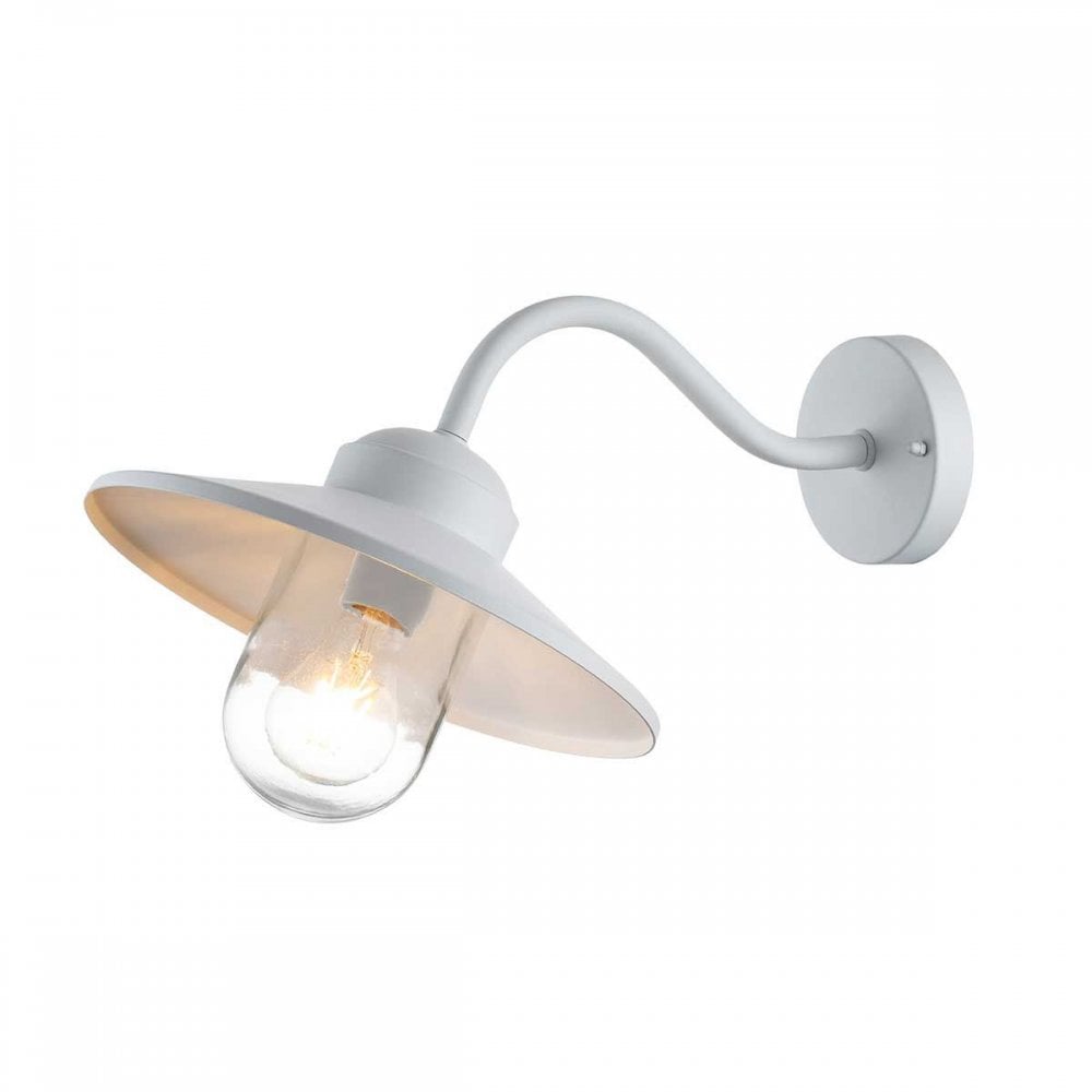 KLAMPENBORG-WHT Klampenborg 1 Light Wall Lantern White