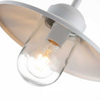 KLAMPENBORG-WHT Klampenborg 1 Light Wall Lantern White