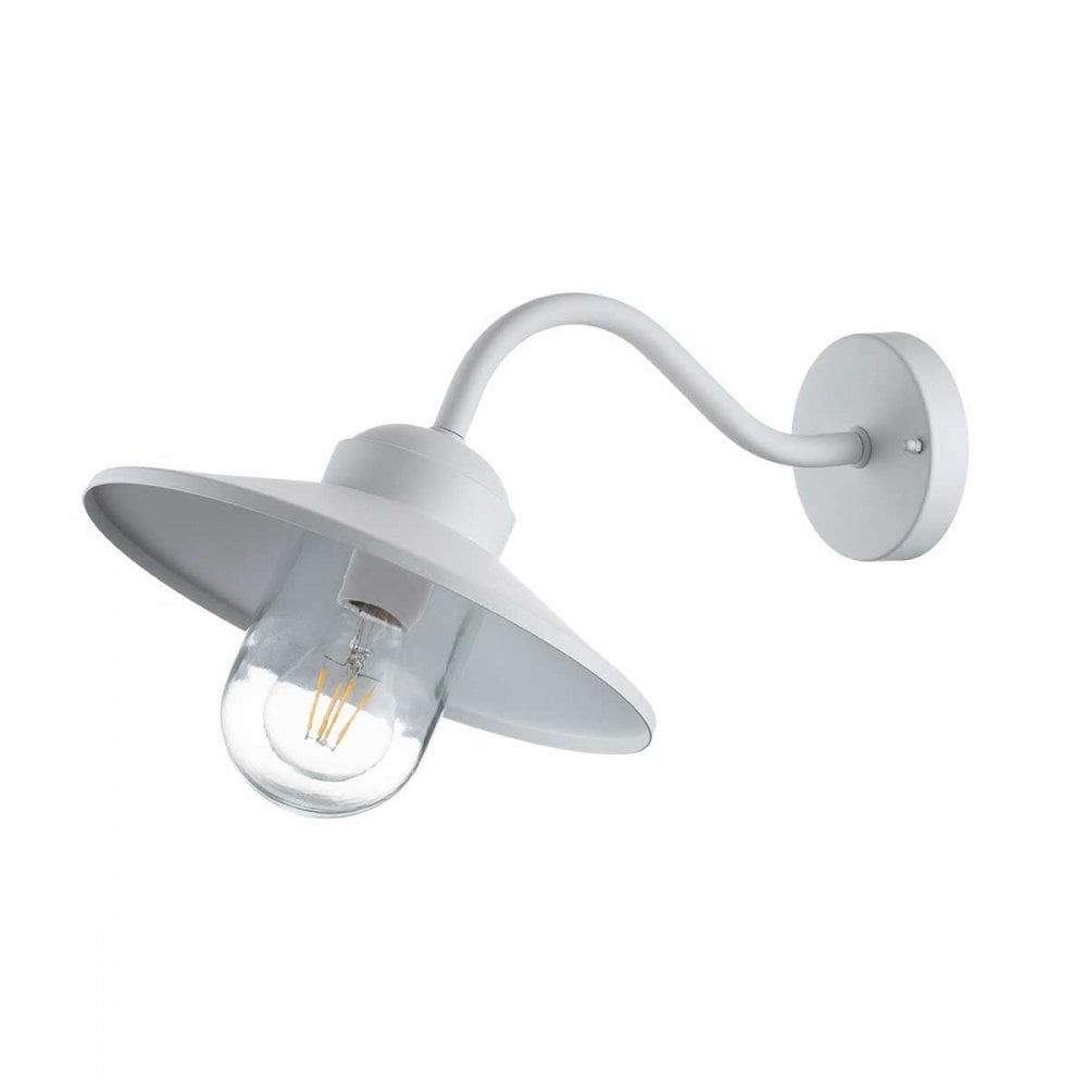 KLAMPENBORG-WHT Klampenborg 1 Light Wall Lantern White