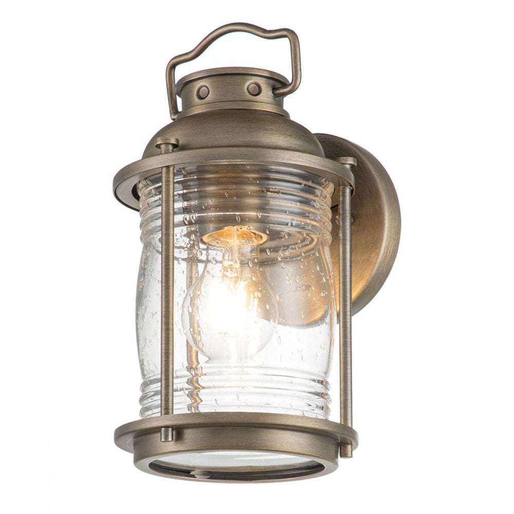 KL-ASHLANDBAY2-S-BU Ashland Bay 1 Light Small Wall Lantern Burnished Bronze
