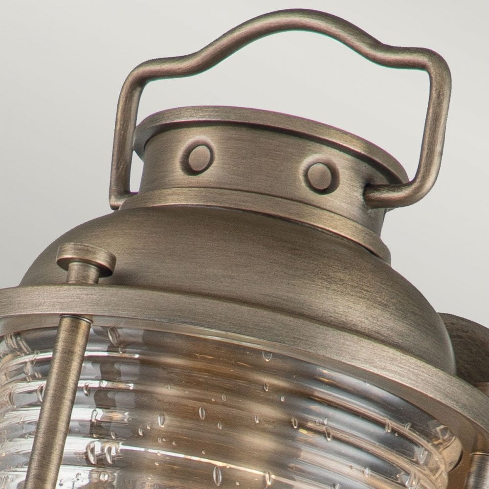 KL-ASHLANDBAY2-S-BU Ashland Bay 1 Light Small Wall Lantern Burnished Bronze