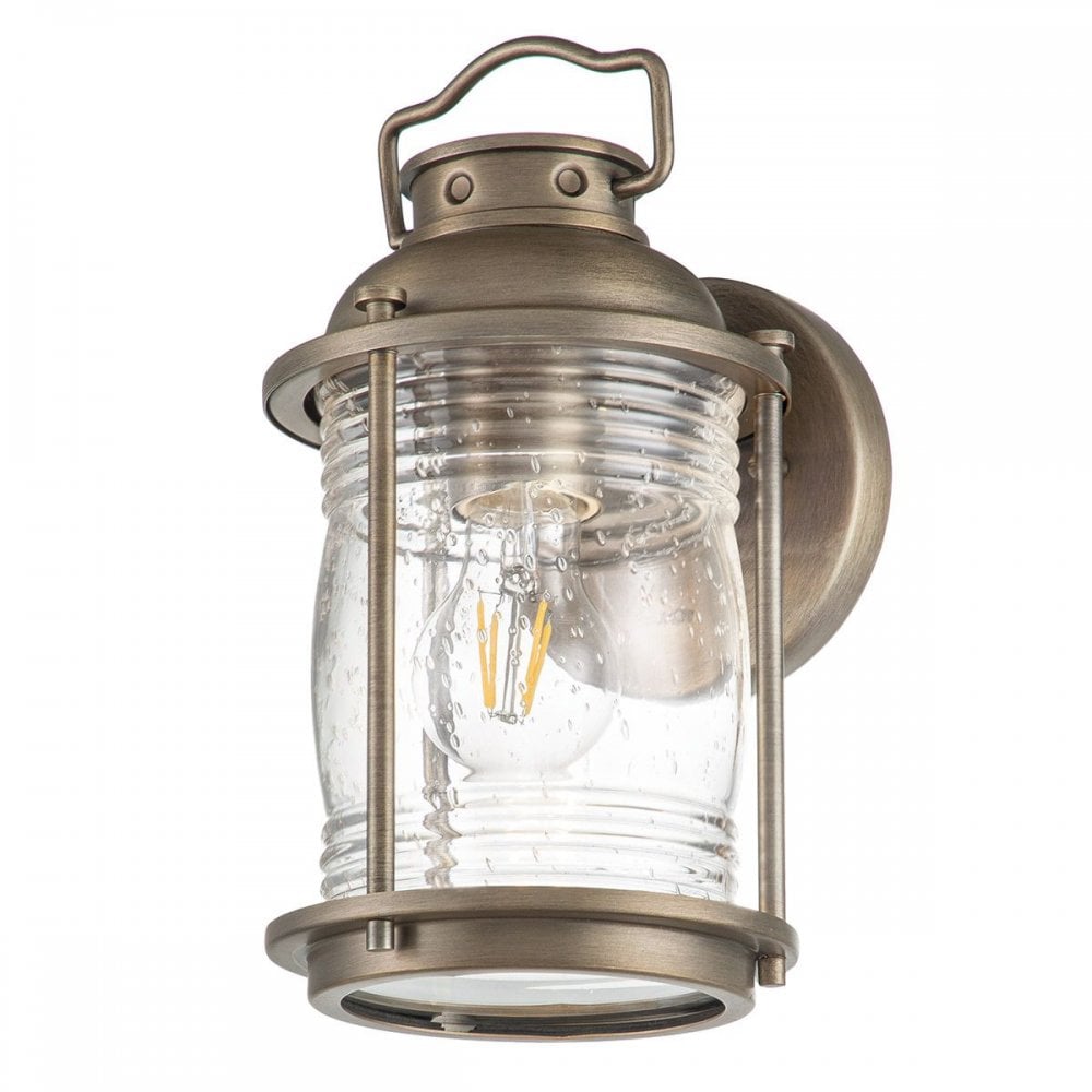 KL-ASHLANDBAY2-S-BU Ashland Bay 1 Light Small Wall Lantern Burnished Bronze
