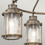 KL-ASHLANDBAY-5P-BU Ashland Bay 5 Light Outdoor Chandelier Burnished Bronze