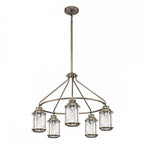 KL-ASHLANDBAY-5P-BU Ashland Bay 5 Light Outdoor Chandelier Burnished Bronze