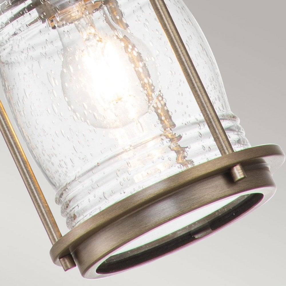 KL-ASHLANDBAY8-S-BU Ashland Bay 1 Light Small Chain Lantern Burnished Bronze