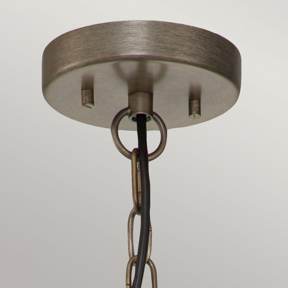 KL-ASHLANDBAY8-S-BU Ashland Bay 1 Light Small Chain Lantern Burnished Bronze