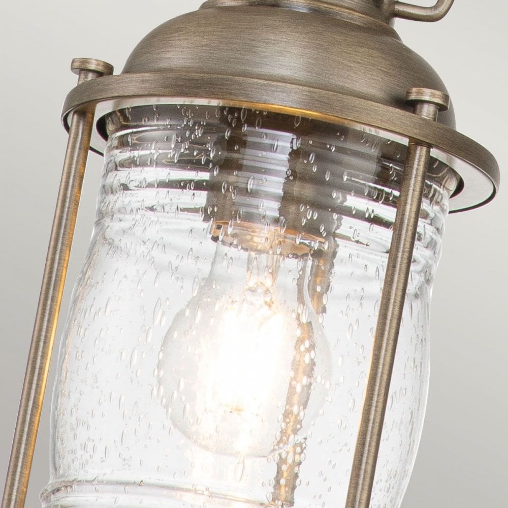 KL-ASHLANDBAY8-S-BU Ashland Bay 1 Light Small Chain Lantern Burnished Bronze