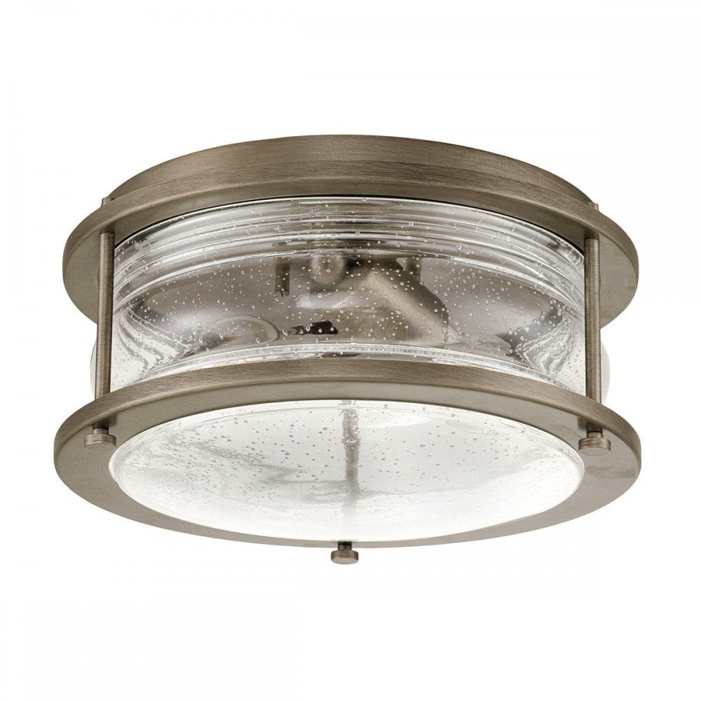 KL-ASHLANDBAY-F-BU Ashland Bay 2 Light Outdoor Ceiling Flush Burnished Bronze