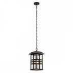 KL-BEACON-SQUARE8-OZ Beacon Square 1 Light Chain Lantern Olde Bronze