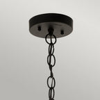 KL-BEACON-SQUARE8-OZ Beacon Square 1 Light Chain Lantern Olde Bronze