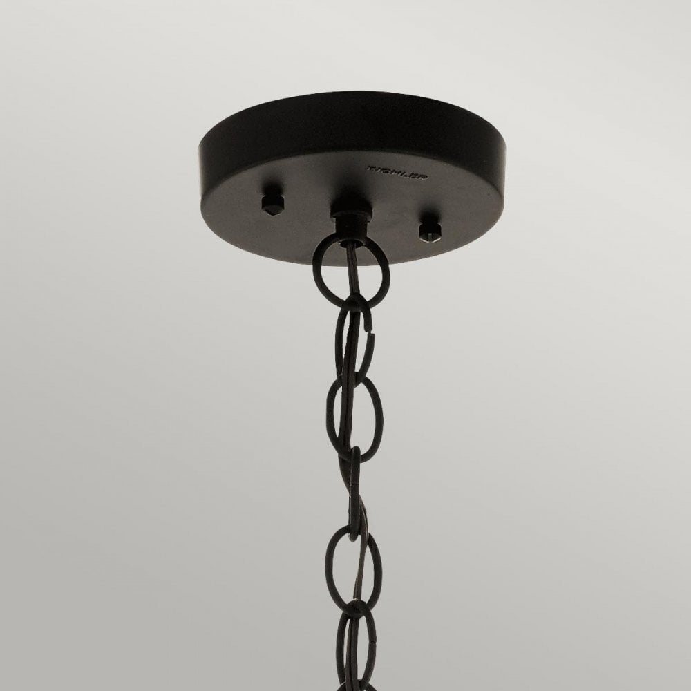 KL-BEACON-SQUARE8-OZ Beacon Square 1 Light Chain Lantern Olde Bronze