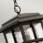 KL-BEACON-SQUARE8-OZ Beacon Square 1 Light Chain Lantern Olde Bronze