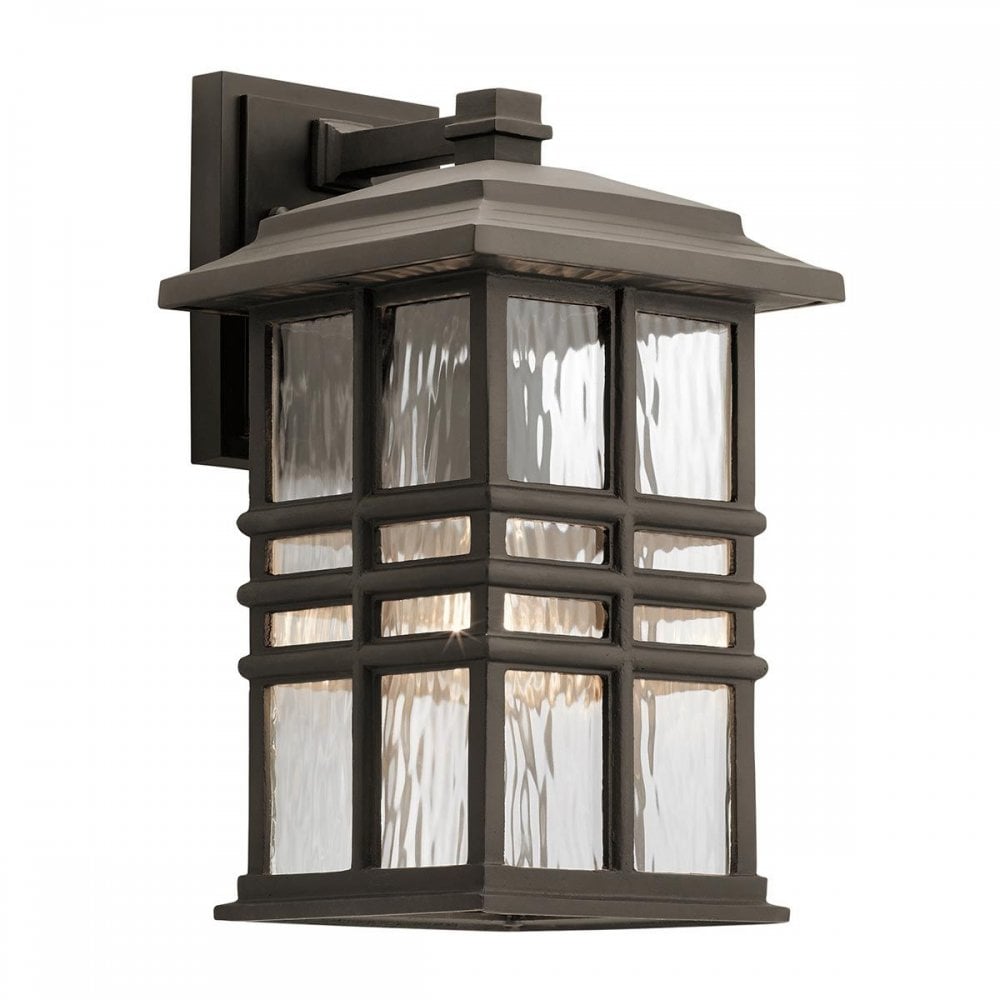 KL-BEACON-SQUARE-M-OZ Beacon Square 1 Light Medium Wall Lantern Olde Bronze