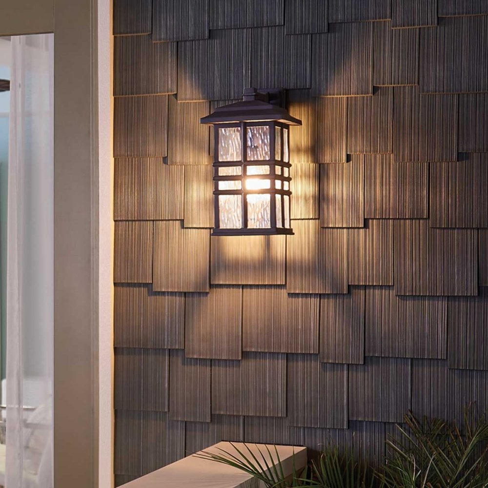 KL-BEACON-SQUARE-M-OZ Beacon Square 1 Light Medium Wall Lantern Olde Bronze