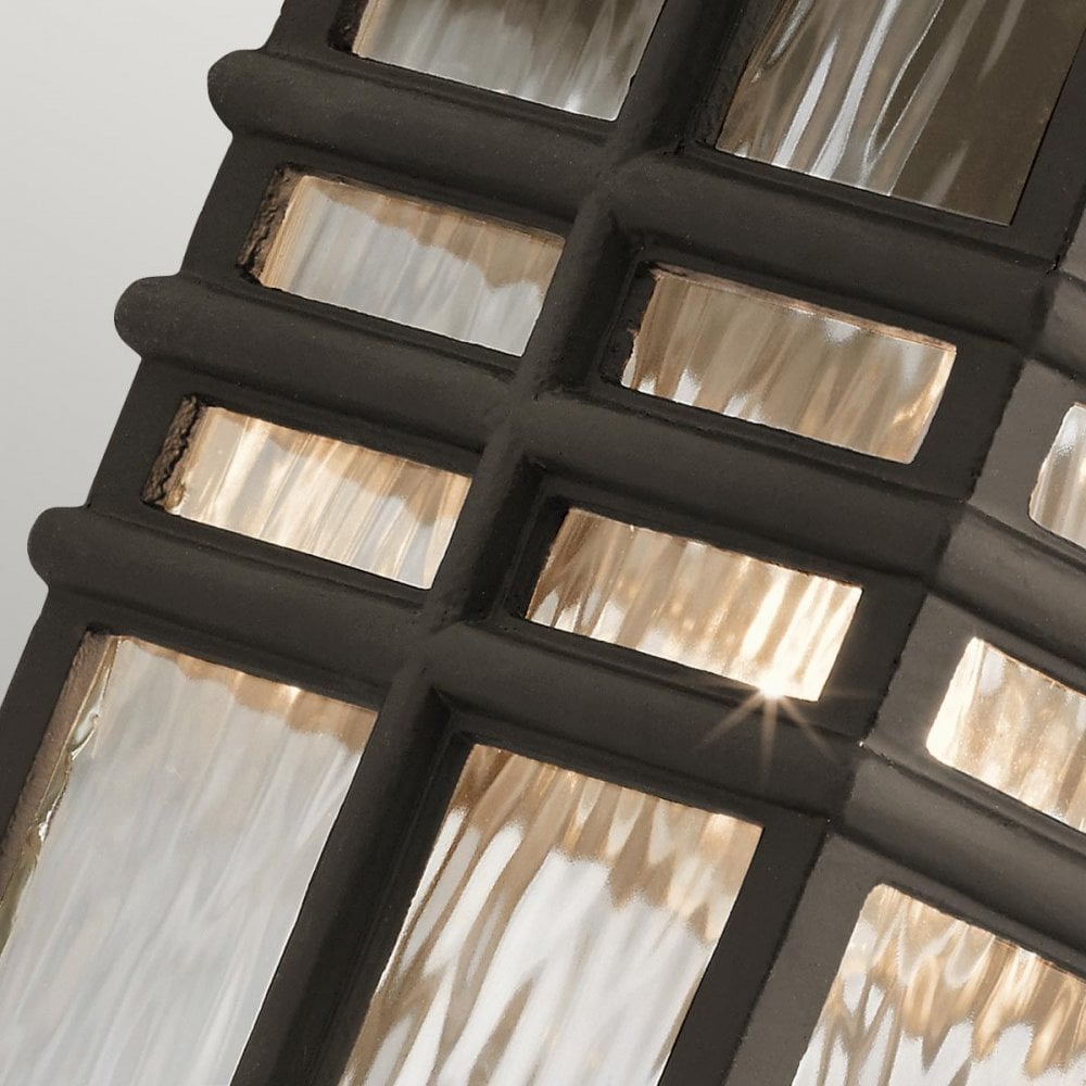 KL-BEACON-SQUARE-M-OZ Beacon Square 1 Light Medium Wall Lantern Olde Bronze
