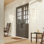 KL-BEACON-SQUARE-M-WHT Beacon Square 1 Light Medium Wall Lantern White