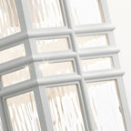 KL-BEACON-SQUARE-M-WHT Beacon Square 1 Light Medium Wall Lantern White